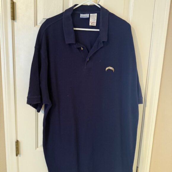 Chargers Navy 4XL hooded sweatshirt + 3 Charger T-shirts + 1 Charger Polo Shirt - Picture 4 of 7